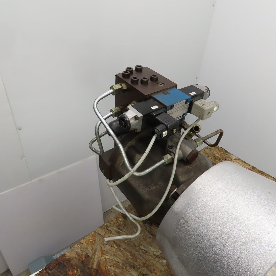 VEM K11R-200-L4-TWS 36kW AC Motor 480V W/Brueninghaus Hydraulic Pump 176 L/min