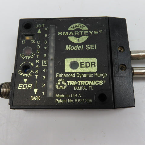 Tri-Tronics Model SEIK Smarteye Mark II Fiber Optic Optical Block 12-24VDC