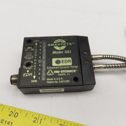 Tri-Tronics Model SEIK Smarteye Mark II Fiber Optic Optical Block 12-24VDC