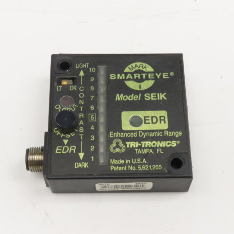 Tri-Tronics Model SEIK Smarteye Mark II Fiber Optic Optical Block 12-24VDC