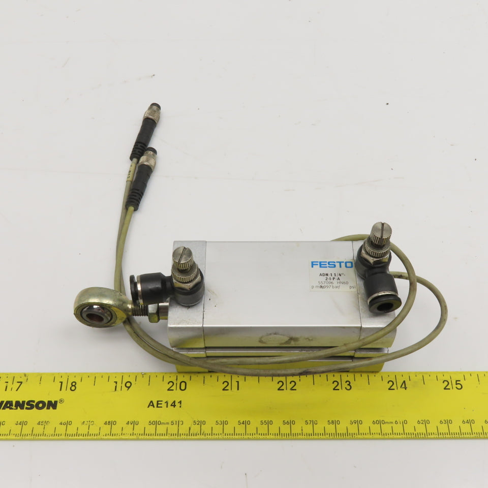 Festo ADN-1-1/4"-2-I-P-A 1-1/4" Bore 2" Stroke Double Acting Air Cylinder