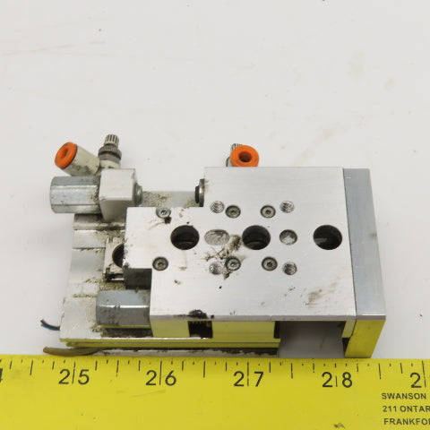 Festo SLT-10-20-P-A 10mm Bore 20mm Stroke Mini Air Slide Plate Guided Cylinder