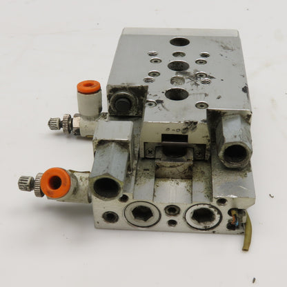 Festo SLT-10-20-P-A 10mm Bore 20mm Stroke Mini Air Slide Plate Guided Cylinder