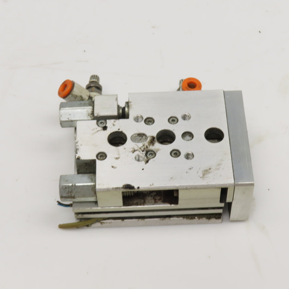 Festo SLT-10-20-P-A 10mm Bore 20mm Stroke Mini Air Slide Plate Guided Cylinder
