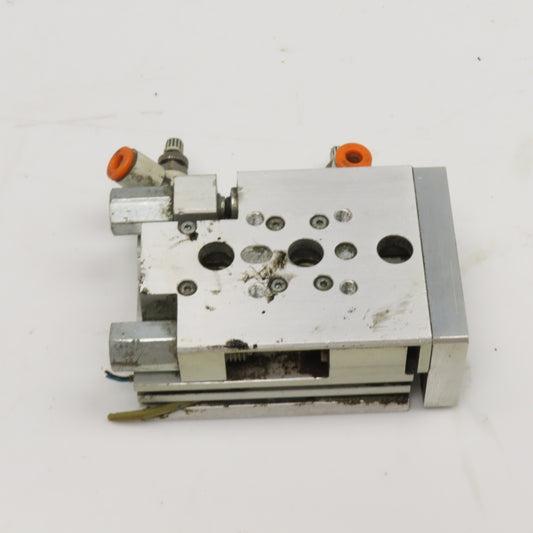 Festo SLT-10-20-P-A 10mm Bore 20mm Stroke Mini Air Slide Plate Guided Cylinder