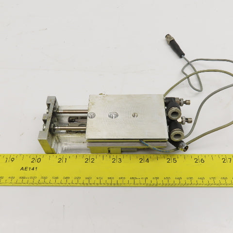 Festo SLT-10-30-A-CC-B 10mm Bore 30mm Stroke Mini Airslide Plate Guided Cylinder