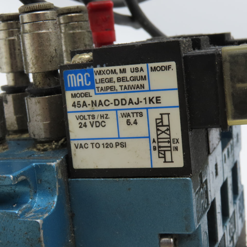 Festo 45A-NAC-DDAJ-1KE Pneumatic Valve Assembly 2 Way Manifold 24VDC