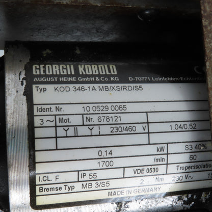 Prescott Drillunit KX-MQ8B-Q 1/2HP Self Feeding Drilling Head 1725RPM 230/460V