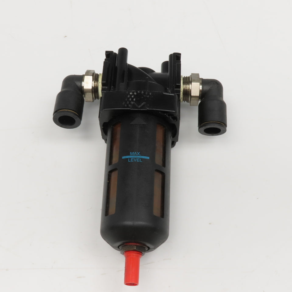 Wilkerson 3/8" NPT Compressed Air Filter Manual Drain Polycarbonate Bowl