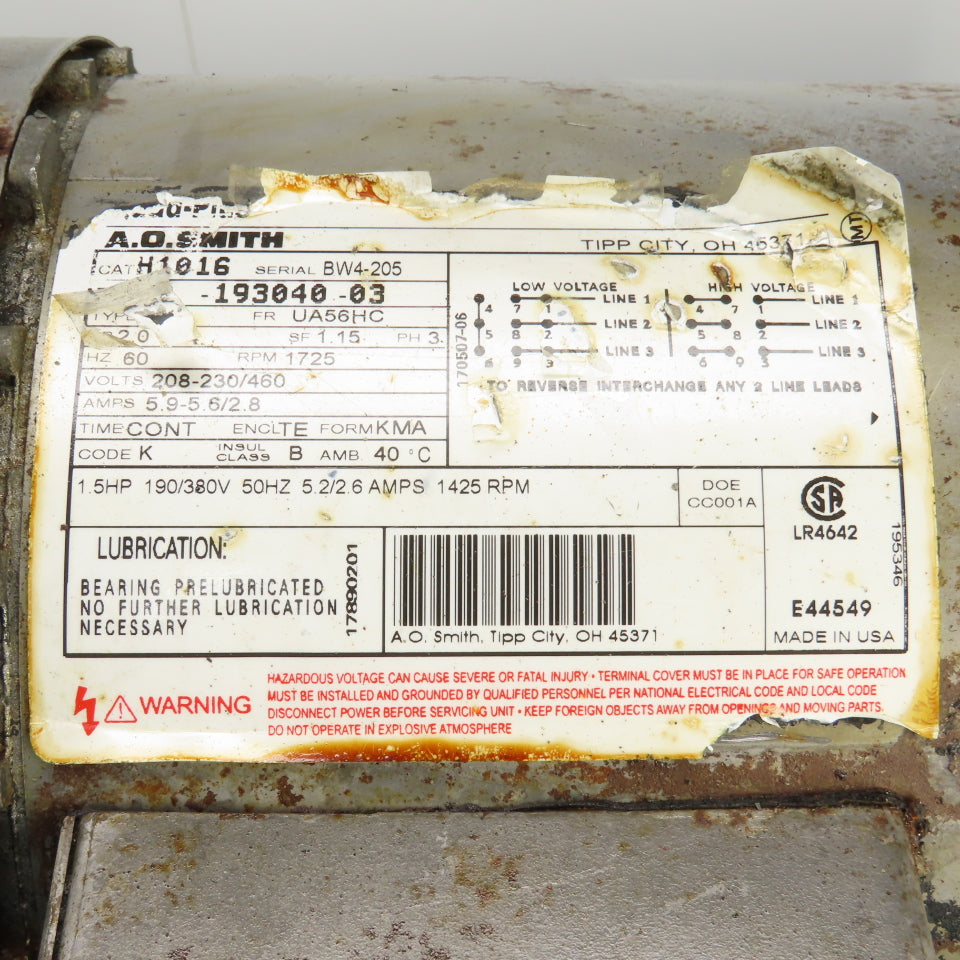 Prescott Drillunit KX-MQ8B-Q 2HP Self Feeding Drilling Head 1725RPM 208-230/460V