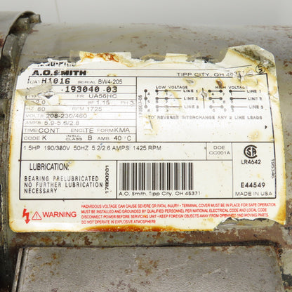 Prescott Drillunit KX-MQ8B-Q 2HP Self Feeding Drilling Head 1725RPM 208-230/460V