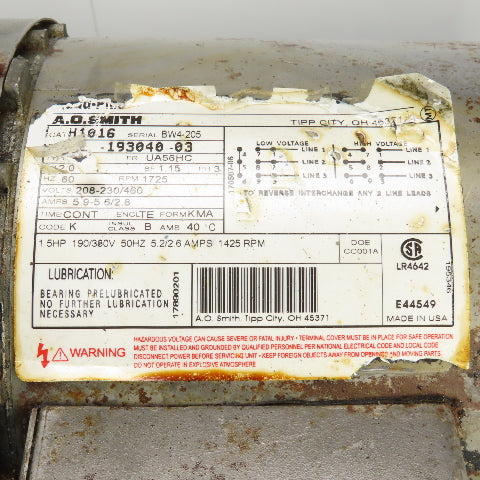 Prescott Drillunit KX-MQ8B-Q 2HP Self Feeding Drilling Head 1725RPM 208-230/460V