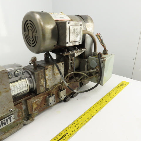Prescott Drillunit KX-MQ8B-Q 2HP Self Feeding Drilling Head 1725RPM 208-230/460V