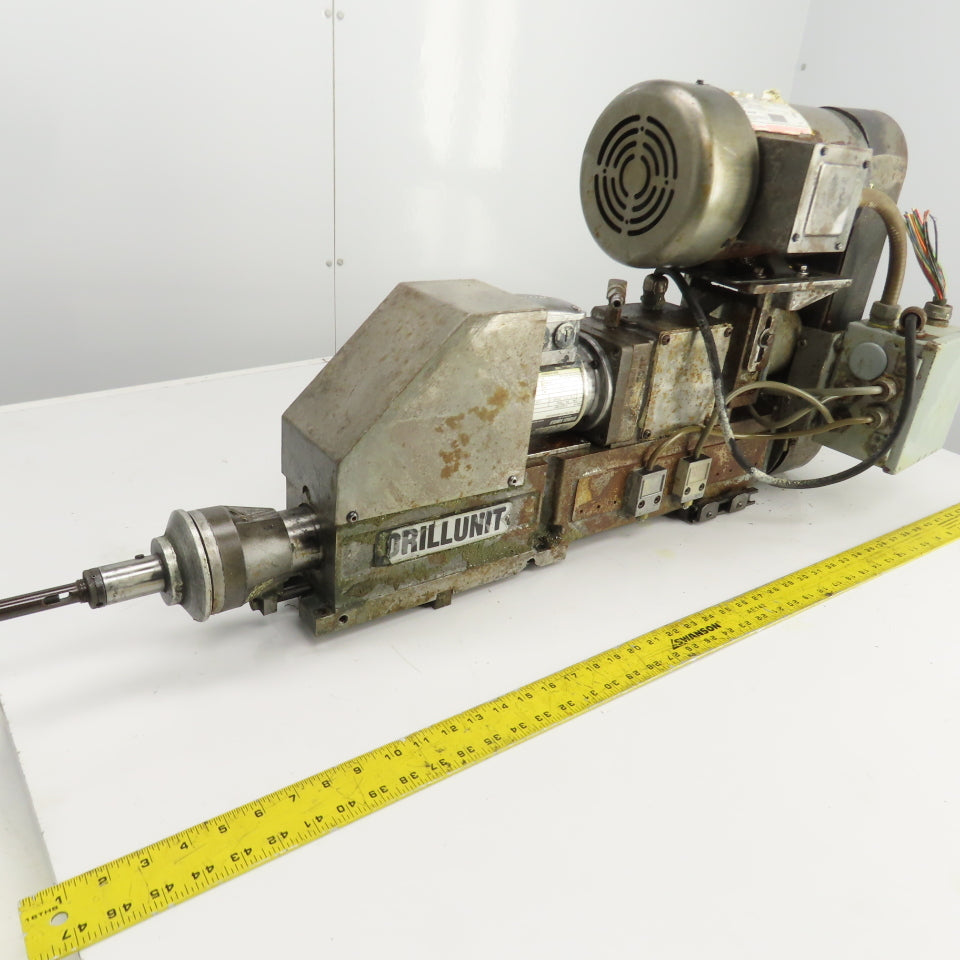 Prescott Drillunit KX-MQ8B-Q 2HP Self Feeding Drilling Head 1725RPM 208-230/460V