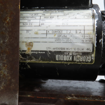 Prescott Drillunit KX-MQ8B-AQ 1/2HP Self Feeding Drilling Head 1725RPM 230/460V