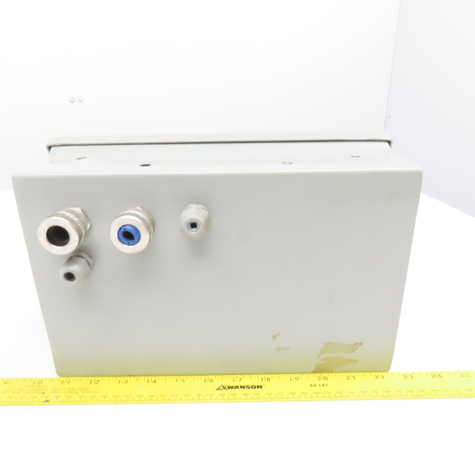 Hoffman 12" x 7-1/2" x 1-1/2" Sloped Front Electrical Enclosure Operator Console