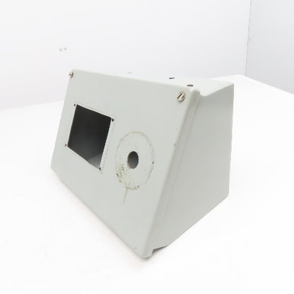 Hoffman 12" x 7-1/2" x 1-1/2" Sloped Front Electrical Enclosure Operator Console