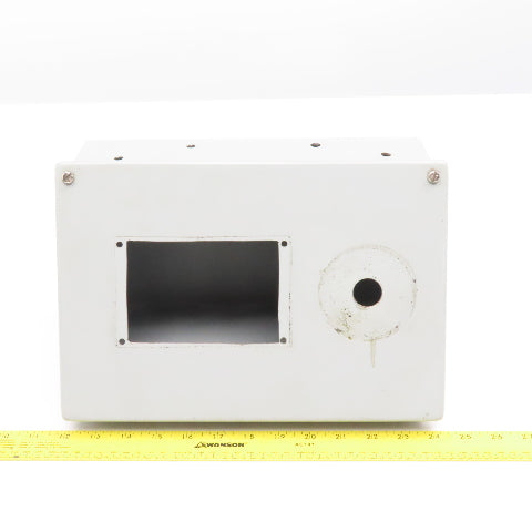 Hoffman 12" x 7-1/2" x 1-1/2" Sloped Front Electrical Enclosure Operator Console