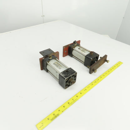 Provenair Double Acting Pneumatic Cylinder 1-3/4" Bore 3" Stroke 5/8" Rod Lot/2
