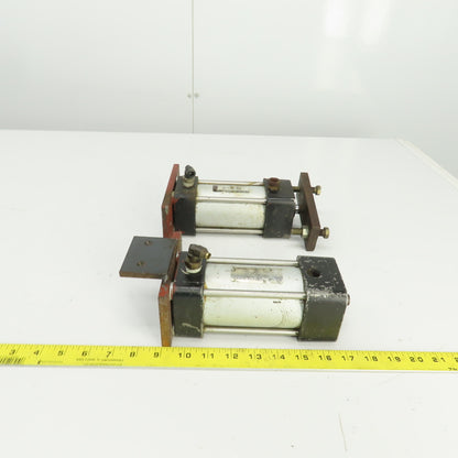 Provenair Double Acting Pneumatic Cylinder 1-3/4" Bore 3" Stroke 5/8" Rod Lot/2