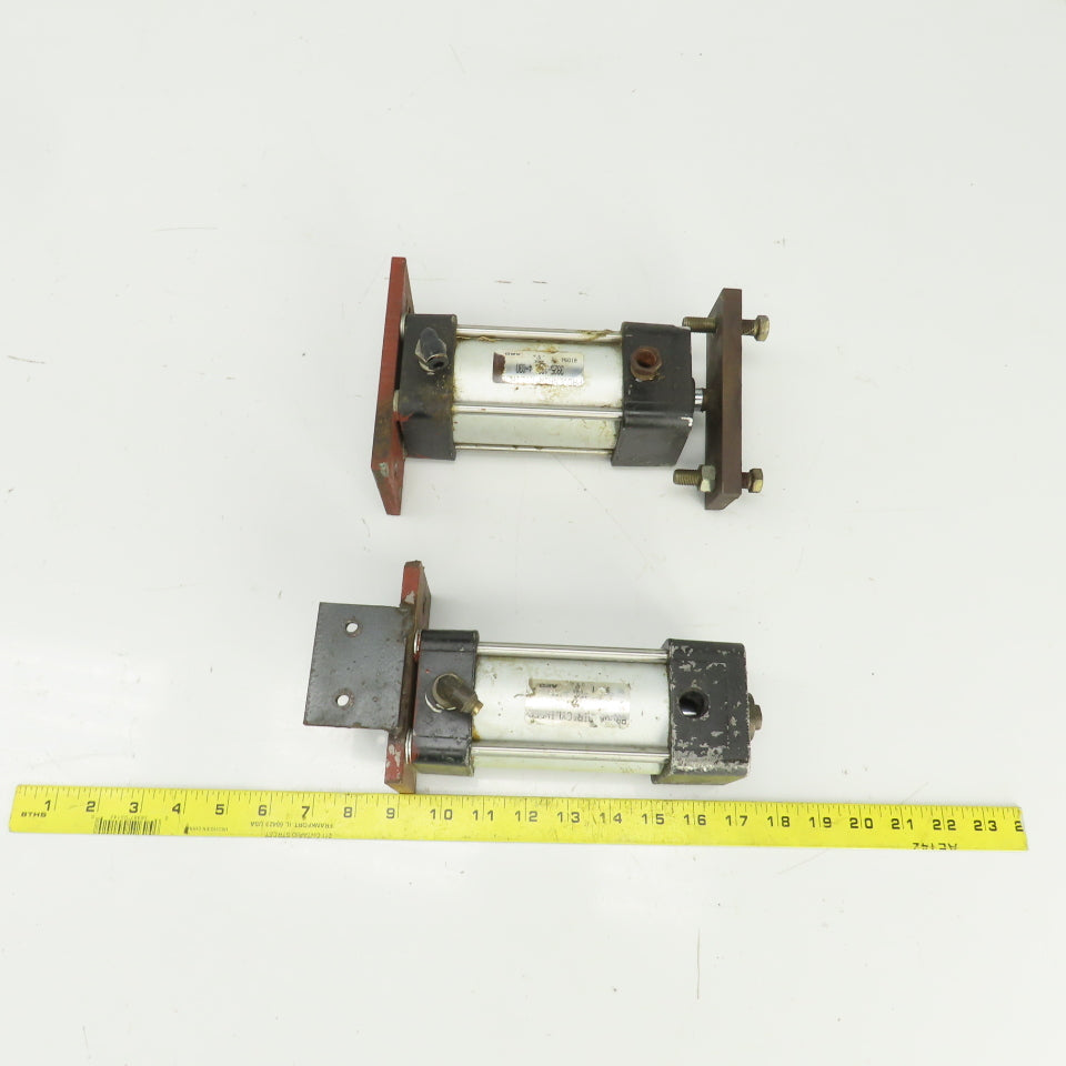 Provenair Double Acting Pneumatic Cylinder 1-3/4" Bore 3" Stroke 5/8" Rod Lot/2