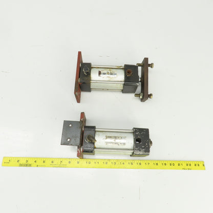 Provenair Double Acting Pneumatic Cylinder 1-3/4" Bore 3" Stroke 5/8" Rod Lot/2