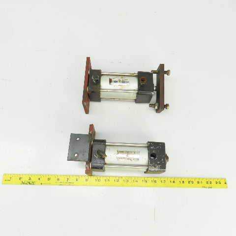 Provenair Double Acting Pneumatic Cylinder 1-3/4" Bore 3" Stroke 5/8" Rod Lot/2
