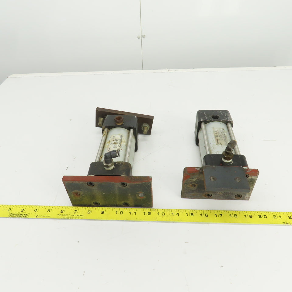 Provenair Double Acting Pneumatic Cylinder 1-3/4" Bore 3" Stroke 5/8" Rod Lot/2