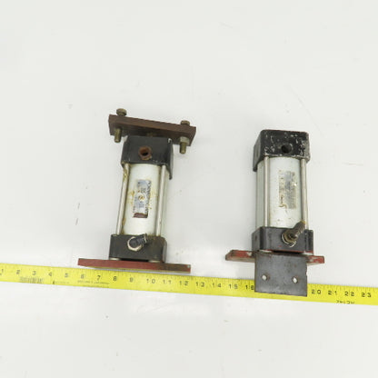 Provenair Double Acting Pneumatic Cylinder 1-3/4" Bore 3" Stroke 5/8" Rod Lot/2