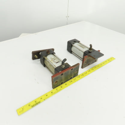 Provenair Double Acting Pneumatic Cylinder 1-3/4" Bore 3" Stroke 5/8" Rod Lot/2