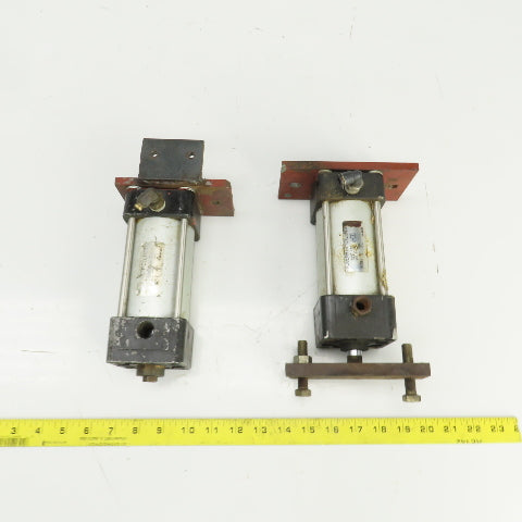 Provenair Double Acting Pneumatic Cylinder 1-3/4" Bore 3" Stroke 5/8" Rod Lot/2