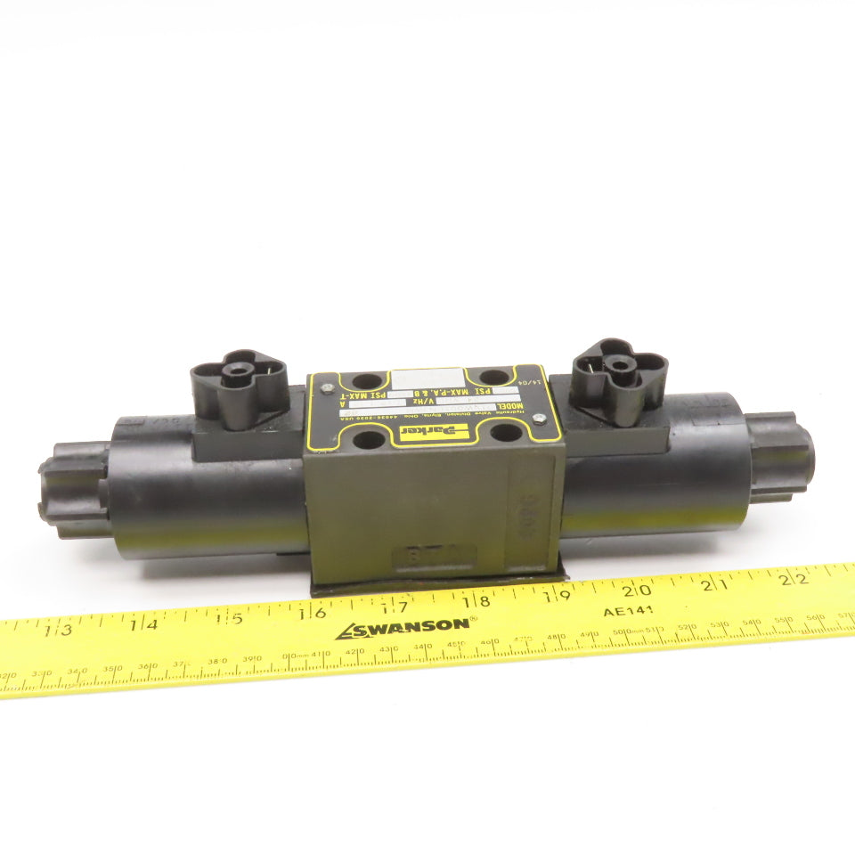 Parker D1VW001CNJWM 4/3 Way Closed Center Hydraulic Directional Valve 24VDC