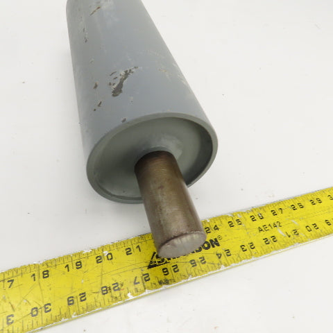 4-1/2" OD x  12" Face Width Idler Conveyor Roller 18" OAL 1-7/16" Axle