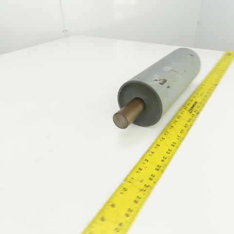 4-1/2" OD x  12" Face Width Idler Conveyor Roller 18" OAL 1-7/16" Axle