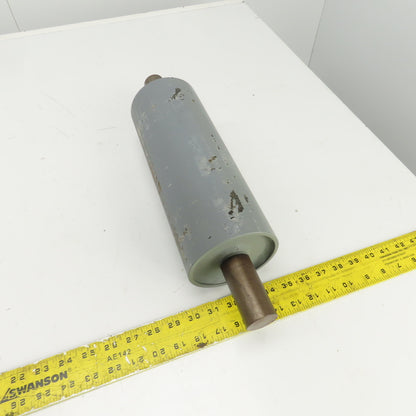 4-1/2" OD x  12" Face Width Idler Conveyor Roller 18" OAL 1-7/16" Axle