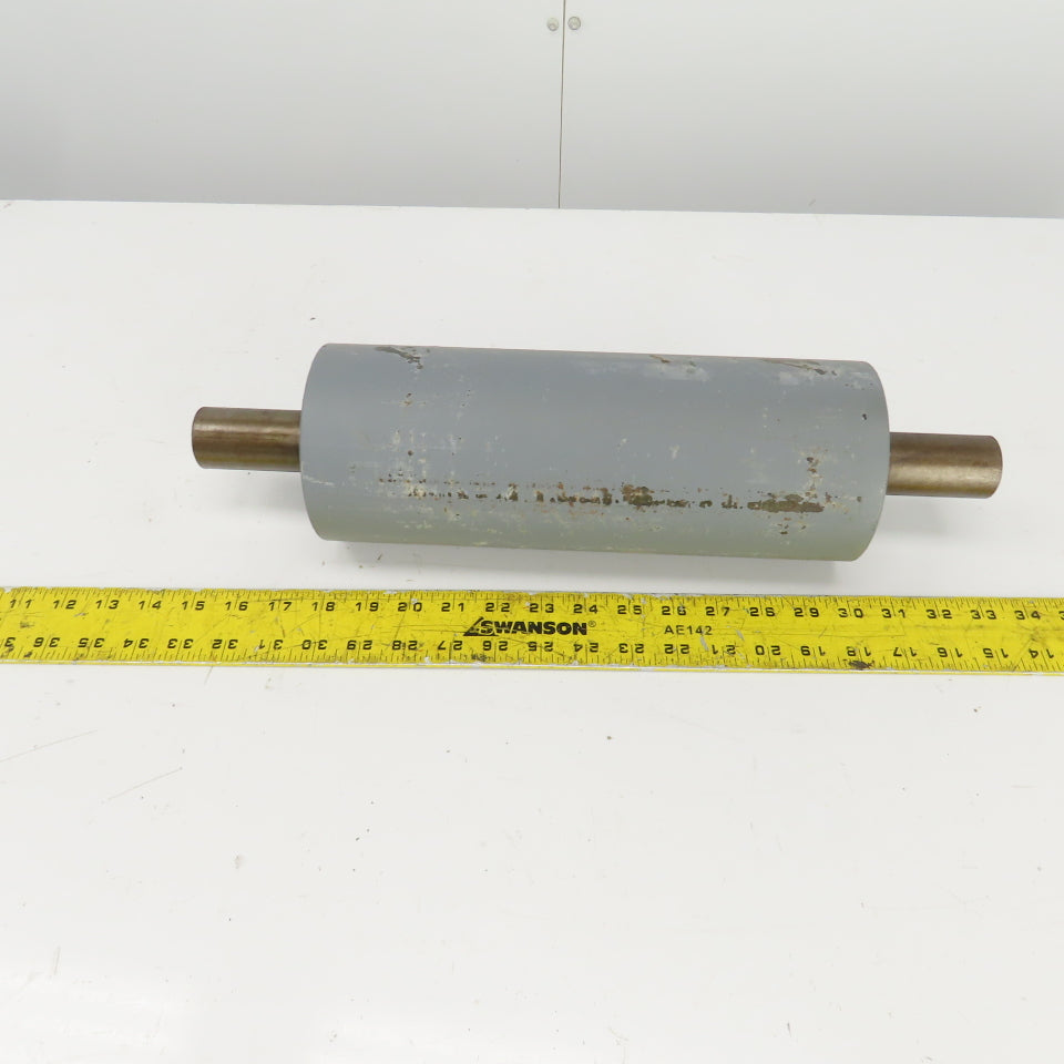 4-1/2" OD x  12" Face Width Idler Conveyor Roller 18" OAL 1-7/16" Axle