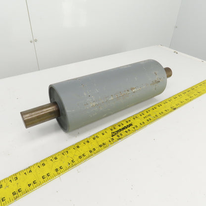 4-1/2" OD x  12" Face Width Idler Conveyor Roller 18" OAL 1-7/16" Axle