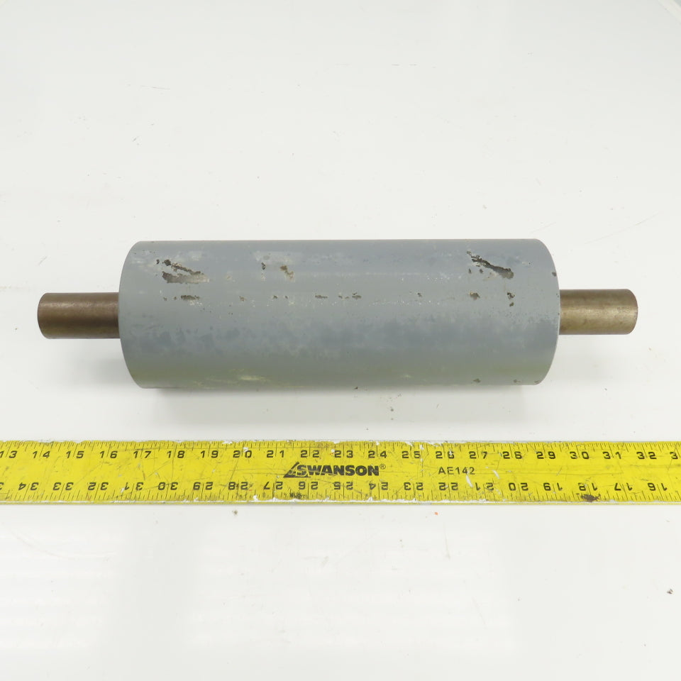 4-1/2" OD x  12" Face Width Idler Conveyor Roller 18" OAL 1-7/16" Axle