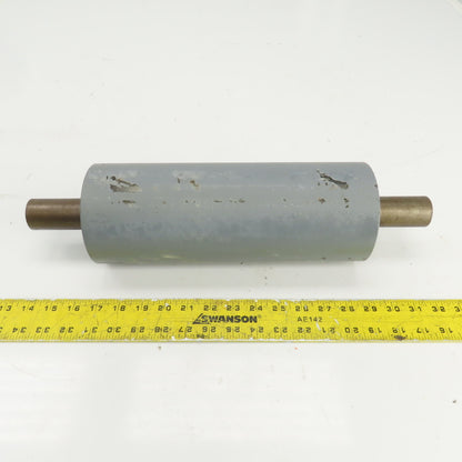 4-1/2" OD x  12" Face Width Idler Conveyor Roller 18" OAL 1-7/16" Axle