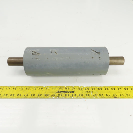 4-1/2" OD x  12" Face Width Idler Conveyor Roller 18" OAL 1-7/16" Axle