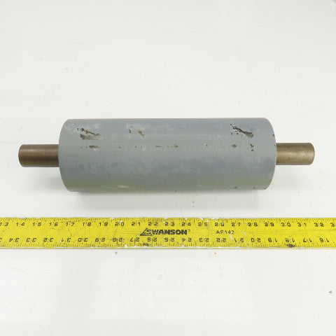 4-1/2" OD x  12" Face Width Idler Conveyor Roller 18" OAL 1-7/16" Axle