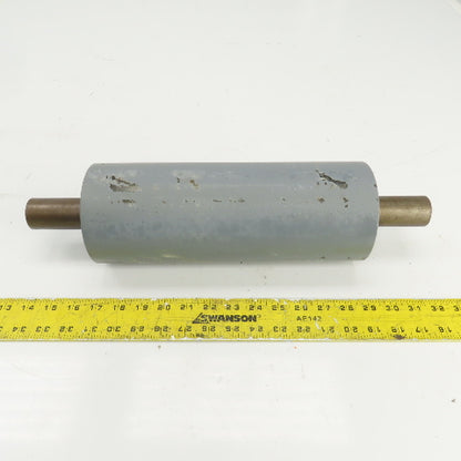 4-1/2" OD x  12" Face Width Idler Conveyor Roller 18" OAL 1-7/16" Axle