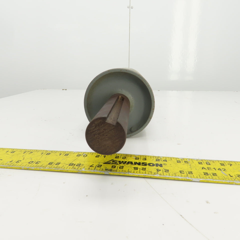 4-1/2" OD x  12" Face Width Drive Conveyor Drum Roller 21" OAL 1-7/16" Axle