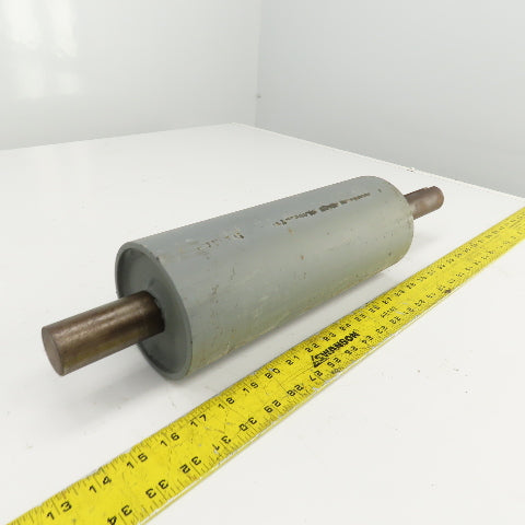4-1/2" OD x  12" Face Width Drive Conveyor Drum Roller 21" OAL 1-7/16" Axle