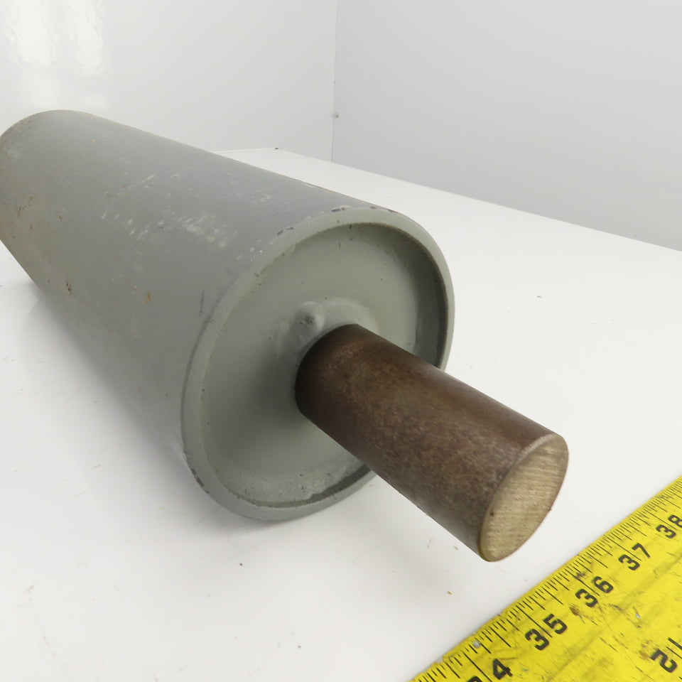 4-1/2" OD x  12" Face Width Drive Conveyor Drum Roller 21" OAL 1-7/16" Axle