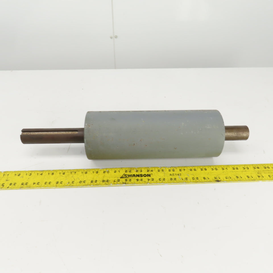 4-1/2" OD x  12" Face Width Drive Conveyor Drum Roller 21" OAL 1-7/16" Axle