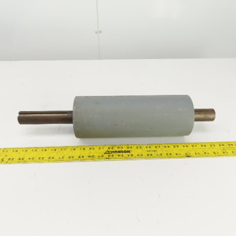 4-1/2" OD x  12" Face Width Drive Conveyor Drum Roller 21" OAL 1-7/16" Axle