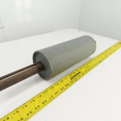 4-1/2" OD x  12" Face Width Drive Conveyor Drum Roller 21" OAL 1-7/16" Axle