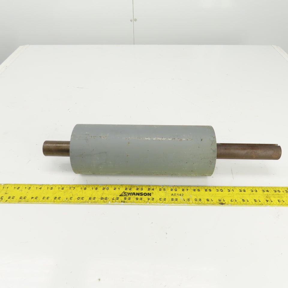 4-1/2" OD x  12" Face Width Drive Conveyor Drum Roller 21" OAL 1-7/16" Axle