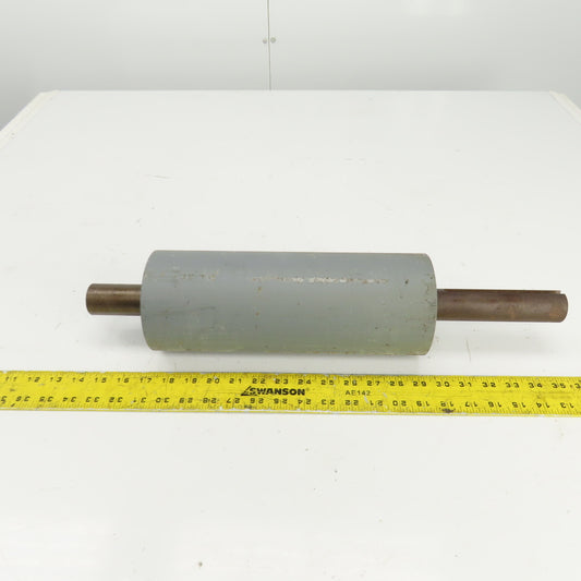 4-1/2" OD x  12" Face Width Drive Conveyor Drum Roller 21" OAL 1-7/16" Axle